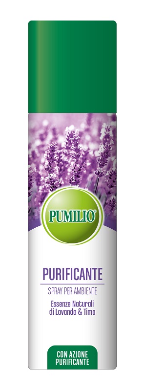 PUMILIO PURIFICANTE SPRAY PER AMBIENTE ESSENZE NATURALI DI LAVANDA E TIMO CON AZIONE IGIENIZZANTE 200 ML - Farmadillo