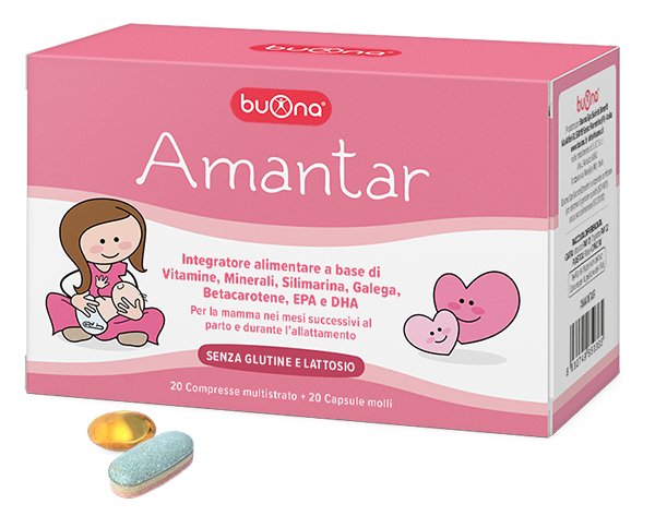 AMANTAR 20 COMPRESSE + 20 CAPSULE - Farmadillo