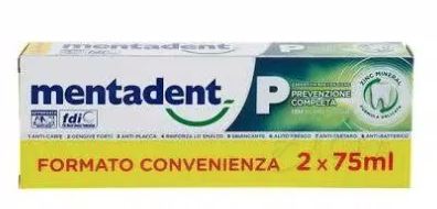 MENTADENT P 2 X 75 ML BITUBO PROMO - Farmadillo
