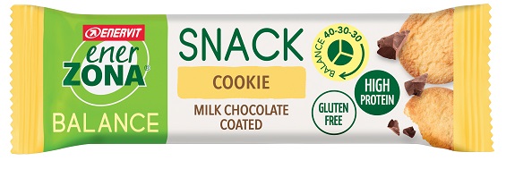 ENERZONA SNACK COOKIE MILK CIOCHOLATE 33 G - Farmadillo