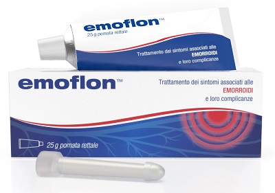 EMOFLON POMATA RETTALE TUBETTO 25 G CON APPLICATORE - Farmadillo