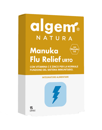 ALGEM MANUKA FLU RELIEF URTO 15 CAPSULE - Farmadillo