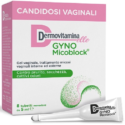 DERMOVITAMINA GYNOMICOBLOCK M 8 TUBETTI MONODOSE 5 ML - Farmadillo