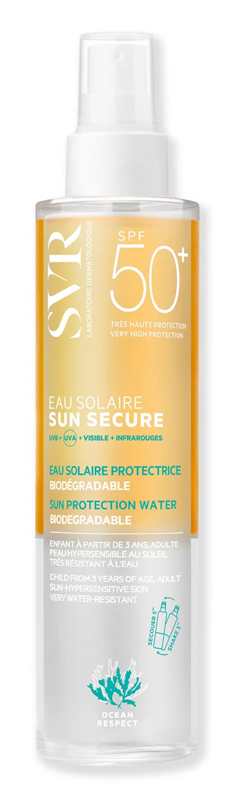 SUN SECURE EAU SOLAIRE SPF50 200 ML - Farmadillo
