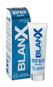 BLANX DEEP BLUE DENTIFRICIO SBIANCANTE NON ABRASIVO 75 ML - Farmadillo