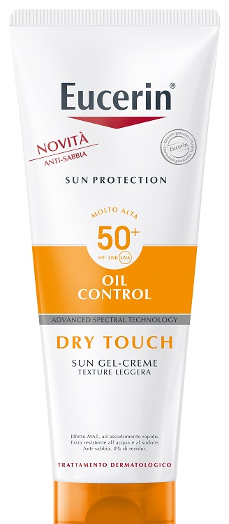 EUCERIN SUN PROTECTION OIL CONTROL DRY TOUCH SPF 50+ SUN GEL CREME 200 ML - Farmadillo