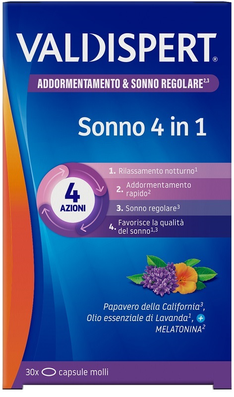 VALDISPERT SONNO 4 IN 1 30 CAPSULE MOLLI - Farmadillo