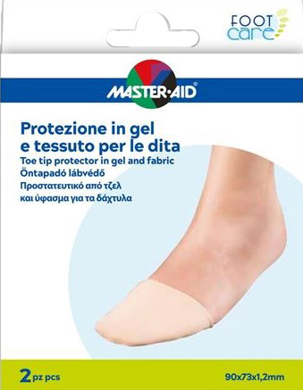 PROTEZIONE IN GEL E TESSUTO MASTER-AID FOOTCARE PUNTA DEI PIEDI 2 PEZZI C16 - Farmadillo