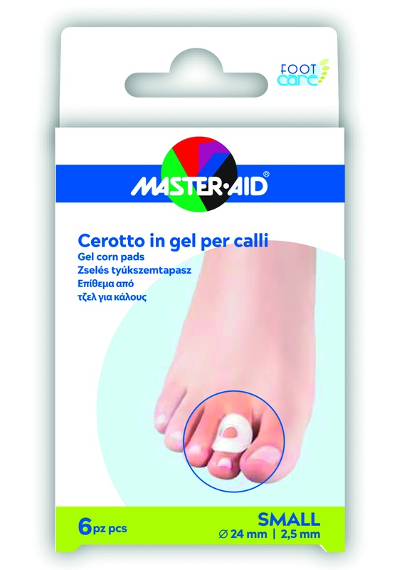 CEROTTO PROTEZIONE CALLI MASTER-AID FOOTCARE IN GEL SMALL 6 PEZZI B10 - Farmadillo