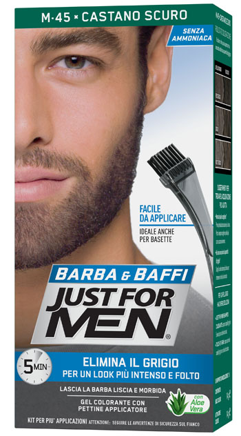 JUST FOR MEN BARBA & BAFFI M45 CASTANO SCURO 51 G - Farmadillo