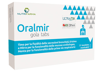 ORALMIR GOLA TABS 20 COMPRESSE - Farmadillo