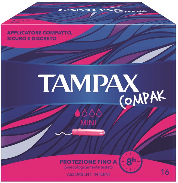TAMPAX COMPAK ASSORBENTE INTERNO MINI 16 PEZZI - Farmadillo
