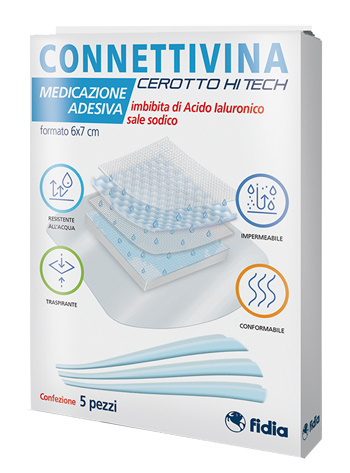CEROTTO CONNETTIVINA HITECH 6 X 7 CM 5 PEZZI - Farmadillo