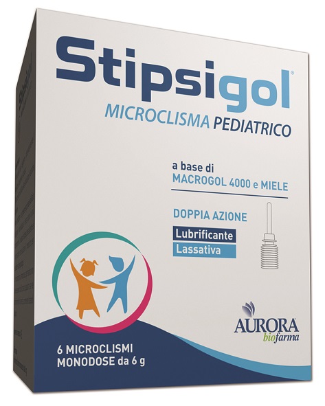 STIPSIGOL MICROCLISMA PEDIATRICO 6 X 6 G - Farmadillo