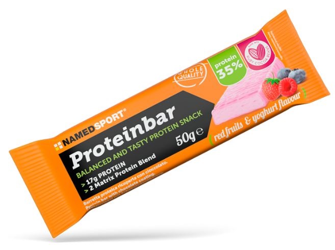 PROTEINBAR RED FRUITS & YOGHURT BARRETTA 50 G - Farmadillo