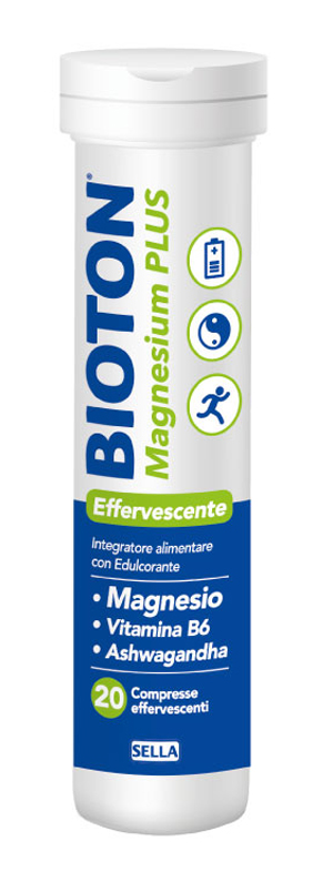 BIOTON MAGNESIUM PLUS 20 COMPRESSE EFFERVESCENTI - Farmadillo