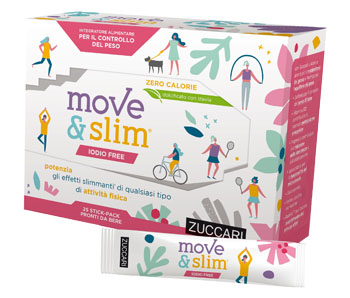 MOVE&SLIM IODIO FREE SCIROPPO 25 STICKPACK 10 ML - Farmadillo