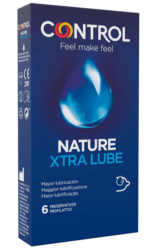 PROFILATTICO CONTROL NATURE 2,0 XTRA LUBE 6 PEZZI - Farmadillo