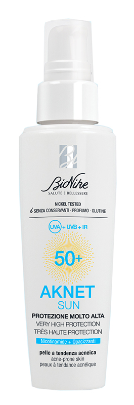AKNET SUN PROTEZIONE MOLTO ALTA SPF50+ 50 ML - Farmadillo
