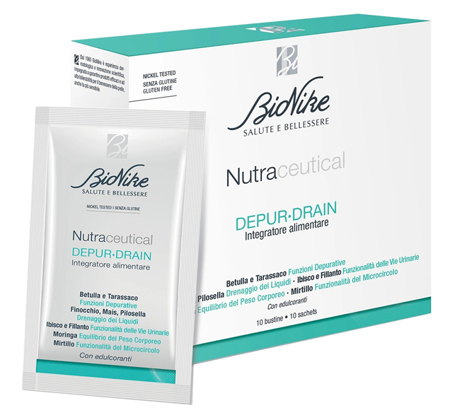 NUTRACEUTICAL DEPUR-DRAIN 10 BUSTINE - Farmadillo