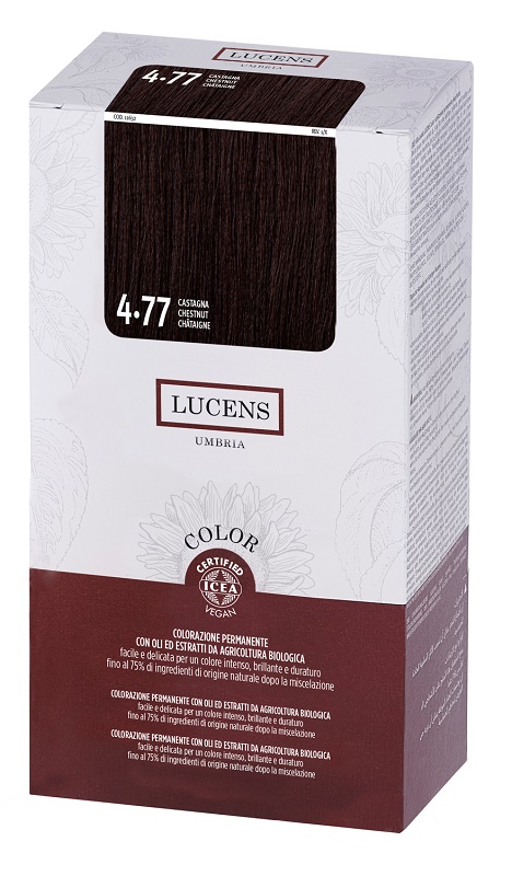 LUCENS UMBRIA TINTA COLOR LUCENS 4,77 CASTANO CHIARO - Farmadillo
