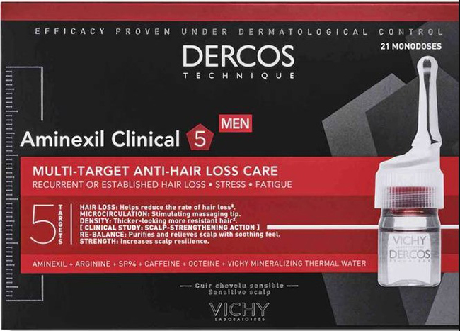 DERCOS AMINEXIL UOMO 12 FIALE 6 ML - Farmadillo
