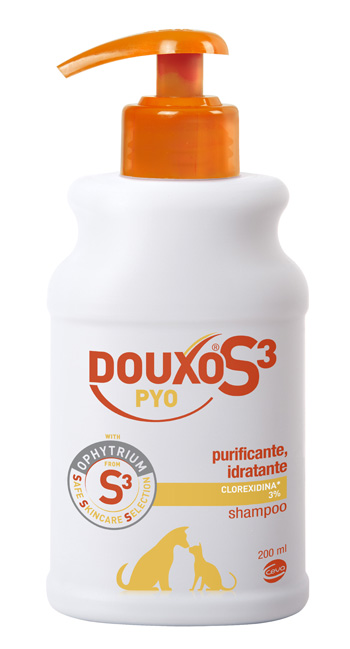 DOUXO S3 PYO SHAMPOO FLACONE 200 ML - Farmadillo