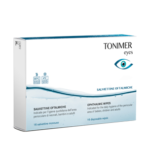 TONIMER EYES SALVIETTINE OFTALMICHE 16 PEZZI - Farmadillo