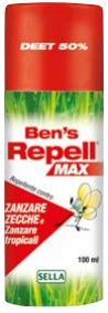 BEN'S REPELLENTE BIOCIDA 50% 100 ML - Farmadillo