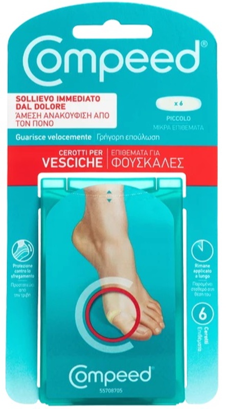 COMPEED CEROTTI PER VESCICHE PICCOLO 6 PEZZI - Farmadillo