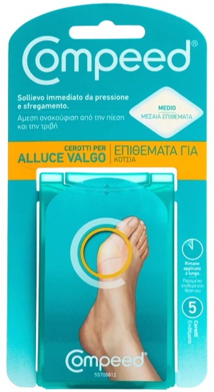 COMPEED CEROTTI PER ALLUCE VALGO 5 PEZZI - Farmadillo