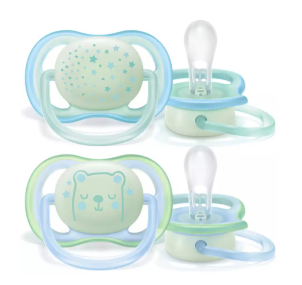 AVENT SUCCHIETTO ULTRA AIR NIGHT 0-6 MESI 2 PEZZI - Farmadillo