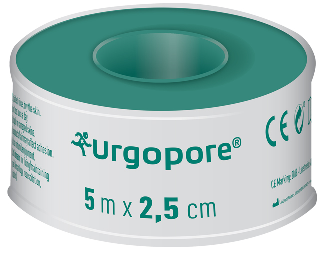 CEROTTO IN ROCCHETTO URGO URGOPORE 5 M X 2,5 CM - Farmadillo