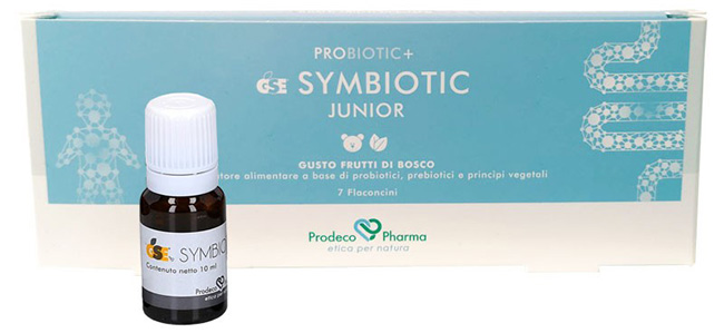 PROBIOTIC+ GSE SYMBYOTIC JUNIOR FRUTTI DI BOSCO 7 FLACONCINI - Farmadillo