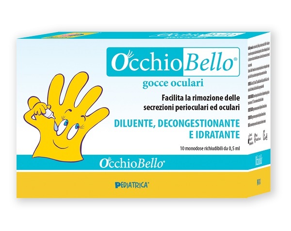 OCCHIOBELLO GOCCE OCULARI 10 FLACONCINI MONODOSE RICHIUDIBILI DA 0,5 ML - Farmadillo