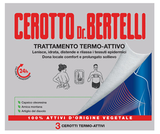 DR BERTELLI CEROTTO TERMO-ATTIVO 3 PEZZI - Farmadillo