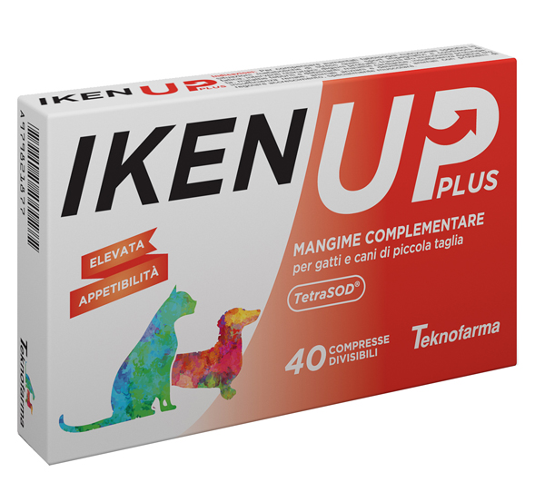 IKEN UP PLUS CANI GATTI PICCOLA TAGLIA SCATOLA 40 COMPRESSE - Farmadillo