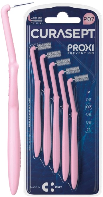 CURASEPT PROXI ANGLE P07 ROSA/PINK 5 PEZZI - Farmadillo