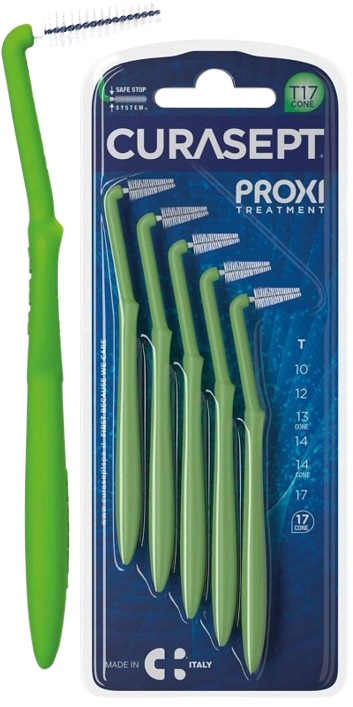 CURASEPT PROXI ANGLE P09 VERDE CHIARO/LIGHT GREEN 5 PEZZI - Farmadillo