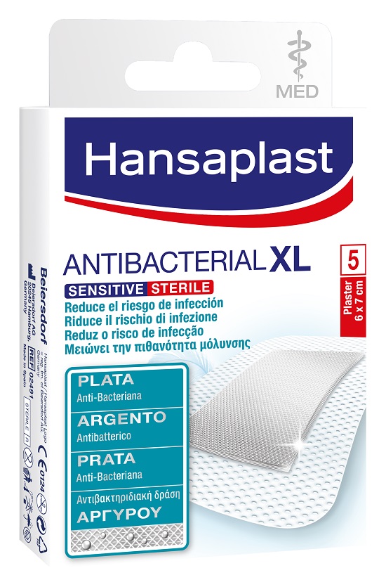HANSAPLAST SENSITIVE EXTRA LARGE SILVER 5 PEZZI - Farmadillo