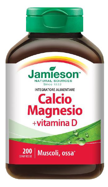 JAMIESON CALCIO MAGNESIO CON VITAMINA D 200 COMPRESSE - Farmadillo