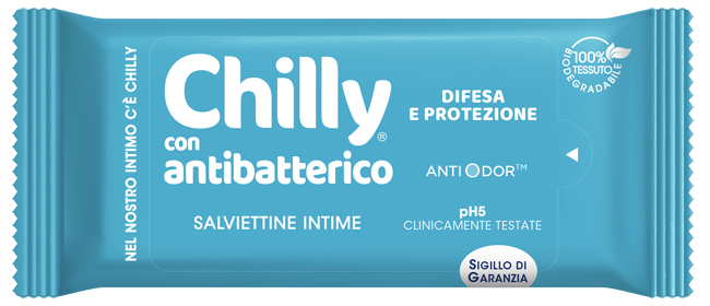 CHILLY SALVIETTE INTIME ANTIBATTERICHE 12 PEZZI - Farmadillo