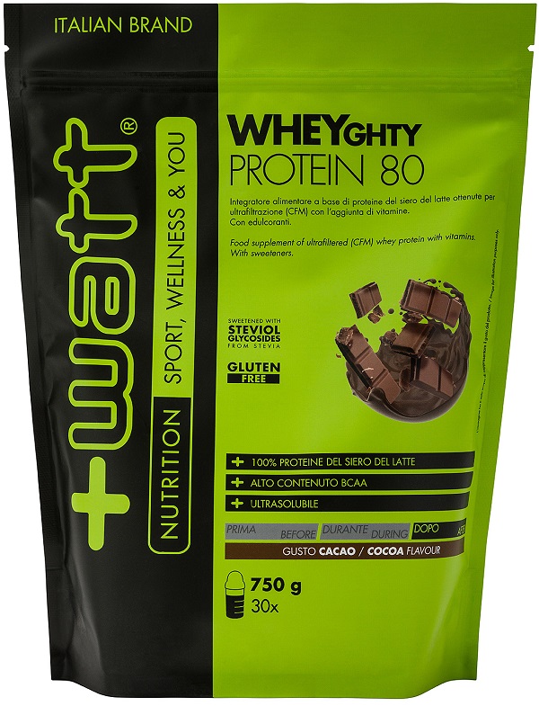 WHEYGHTY PROTEIN 80 CACAO DOYPACK 750 G - Farmadillo