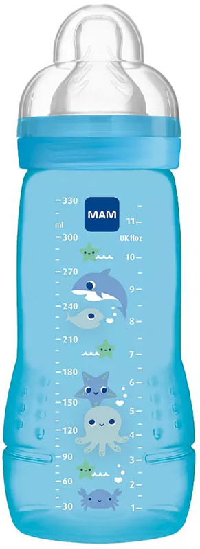 MAM EASY ACTIVE BIBERON 4+ 330 ML TETTARELLA 3 MASCHIO - Farmadillo