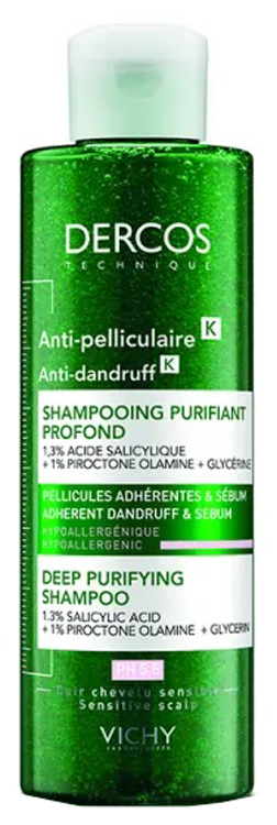 DERCOS ANTIFORFORA K 20 250 ML - Farmadillo