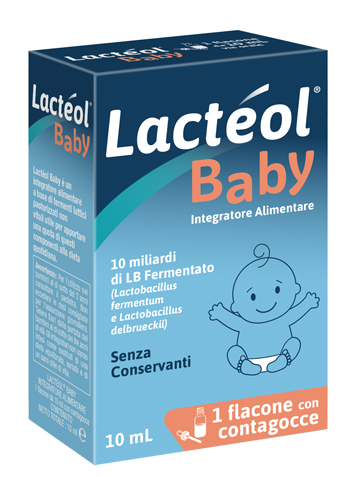 LACTEOL BABY FLACONE CON CONTAGOCCE 10 ML - Farmadillo
