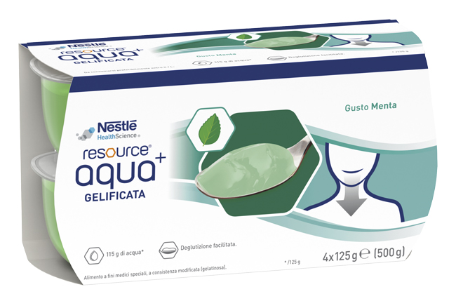 RESOURCE AQUA ACQUA GELIFICATA+MINT CUP 6 4X125 G - Farmadillo