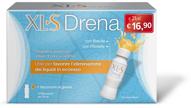 XLS DRENA TAGLIO PREZZO 10 FLACONCINI 70 ML - Farmadillo
