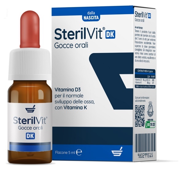 STERILVIT DK GOCCE 5 ML - Farmadillo