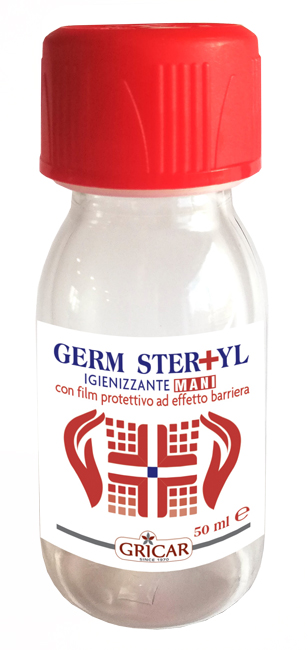 IGIENIZZANTE PROTETTIVO MANI GERM STER+YL FLACONE 50 ML - Farmadillo